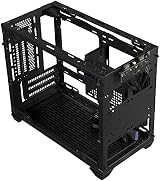 Cooler Master MasterBox NR200P Mini ITX Case Black Tempered Glass Vertical GPU view 10