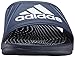 adidas Men's Voloossage Athletic Slide Sandals, White/Collegiate Navy, (12 M US)