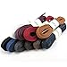 YFINE 2 Pair Cotton Waterproof Flat Waxed Shoelaces for Leather Boots Dress Shoes Laces Black 47.24