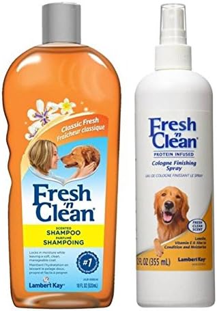 Fresh 'N Clean Classic Shampoo and Cologne Bundle: (1) Fresh 'N Clean Classic Fresh Scented Shampoo, and (1) Fresh 'N Clean Classic Cologne Finishing Spray, 12-18 Oz. Ea.