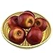 Gresorth 6pcs Lifelike Artificial Red Apple Faux Fake Apples Fruit Home House Kitchen Cabinet Decoration