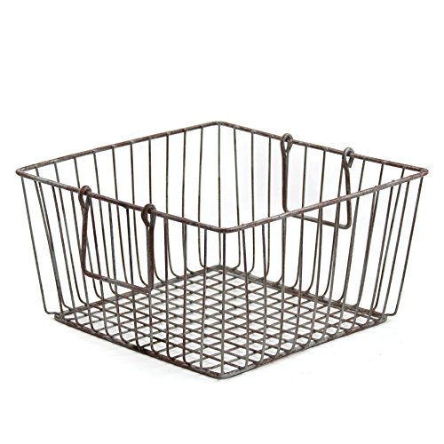 Skalny Square Wire Storage Container, 11.75 x 6.25