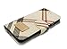 iPhone 7 Plus Wallet Case,2 Card Slots and Money slot Luxury Business Cellphone Case for Apple iPhone 7 Plus PU Leahter Flip Cover Protection Shell with iphone 7 Plus (Khaki)