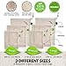 Reusable Produce Bags With Reusable Grocery Bags - Environmentally Friendly Organic Cotton Mesh Bags Bundled With Grocery Bags - Double Stitching, Durable, Easy To Clean, Machine Washable