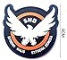 3pcs AIRSOFT -GAME -COSPLAY THE DIVISION SHD RUBBER 3D PVC BADGE MORCLA VELCRO PATCH (4)