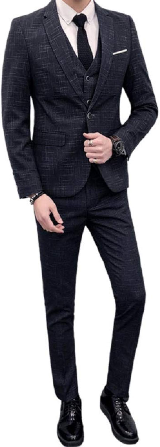 Amazon Jearey スリーピース オシャレ メンズ ジャケット スラックス