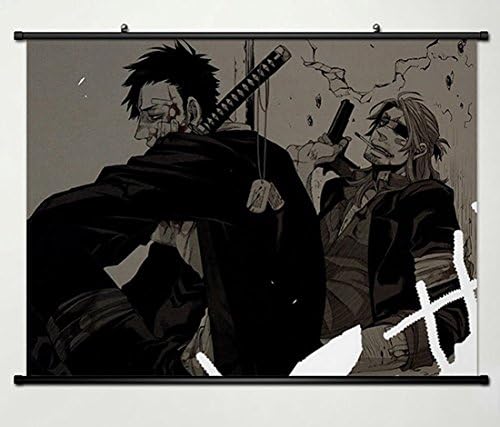 Wall Scroll Poster Fabric Painting For Anime Gangsta Worick Arcangelo &amp; Nicolas Brown 021