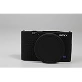 RX100 VII Case, BolinUS Fullbody Ultra-Thin Lightweight Rubber Soft Silicone Housing Case Bag Cover for Sony Cyber-Shot RX100 VII (Black)