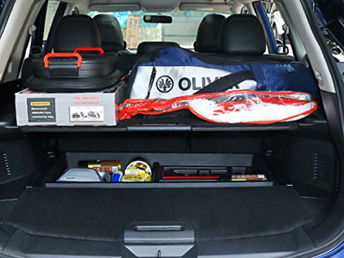 最も優遇 Accesments X Trail T32 新型エクストレイル トランクトレイ 収納ボックス 内装 アップグレードラゲージ収納 レザーマット付き 8p ブラック Xt156 B07hf3rw Www Vitalfood Es