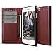 elago iPhone 6S Case, [Genuine Leather Wallet][Burgundy] - [3 Card Slots][Cash Pouch][Premium Genuine Leather] - for iPhone 6/6S