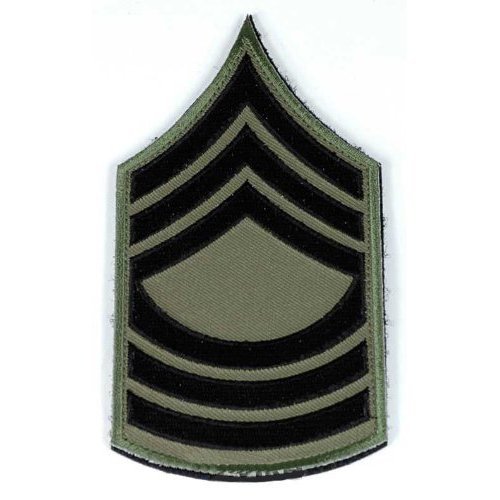 Matrix Military Ranking Embroidery Patch with Velcro - Master Sergeant