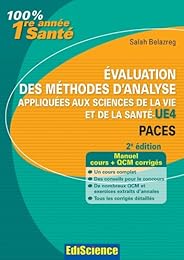 Évaluation des méthodes d'analyse appliquées aux sciences de la vie et de la santé-UE4