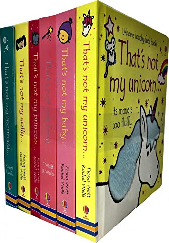 That's Not My Girls Collection Touchy-Feely 6 Books Set (Thats Not My Mermaid, Thats Not My Fairy, Thats Not My Dolly, Thats Not My Baby Girl, Thats Not My Unicorn, Thats Not My Princess)