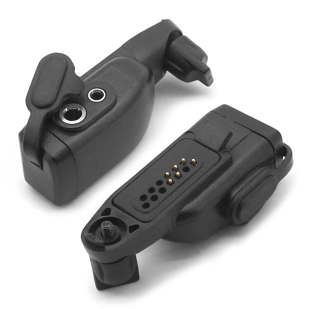 SUNDELY® Audio Earpiece Headset Adaptor Connecter Block for Motorola Radio GP328plus GP338plus GP344 EX500 EX600 GL2000 GP388 GP688 Walkie Talkie 2-pin to Multi-pin