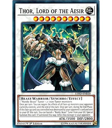 Amazon.com: Yu-Gi-Oh! - Odin, Father of The Aesir - LEHD-ENB32