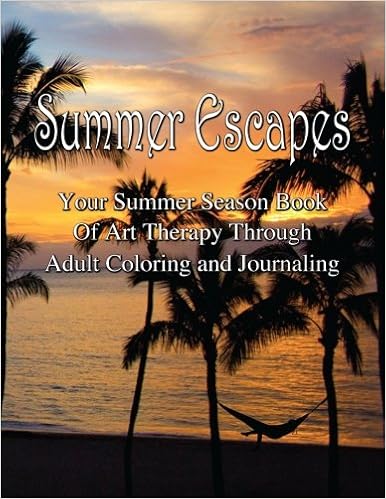 Adult Coloring Journal - Summer Escapes