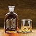FRED Fred BOTTLED UP Glass Spirits Decanter, Hooch, 9 inches
