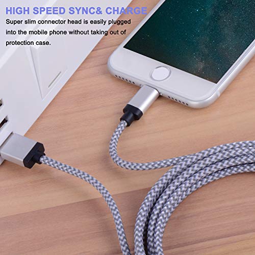 Phone Charger Cable 4Pack 3FT Charger Cable and Sync Cable,High Speed Charging Cord Compatilble with iPhone XR XS XS Max X 8 8 Plus 7 7 Plus 6 6s Plus SE 5 5s 5c (white)