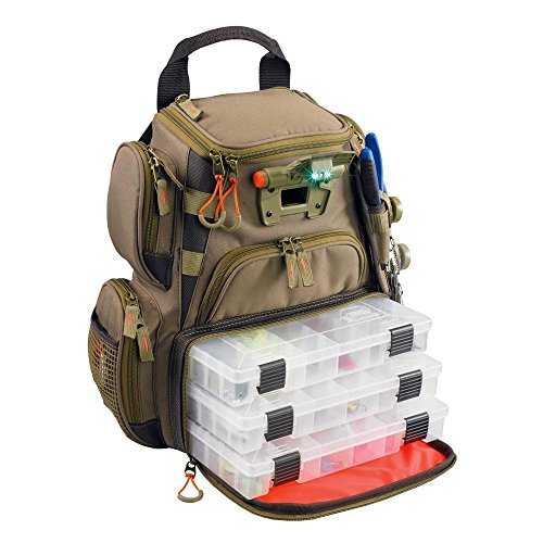 Wild River Recon Lighted Compact Tackle Backpack W/4 Pt3500 Trays