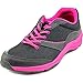 Vionic Women's Action Kona Lace-up Walking Fitness Shoes - Ladies Sneakers with Concealed Orthotic Arch Support Black 8.5 Medium US