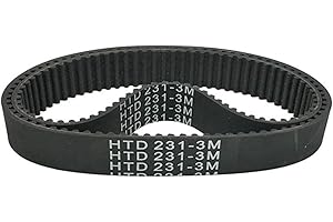 ZIZWAY Lxuan-Synchronous Belt Rubber Timing Belt HTD 231-3M HTD 234-3M HTD 237-3M, 1pcs, More Stable Against wear (Size : Perimeter 231mm, Color : 10mm)