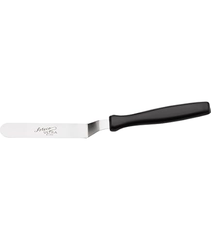 Ateco 1385 Spachtel Für Zuckerguss – 2 Stück Mit Holzgriff | Ideal Zum Dekorieren Von Torten & Kuchen