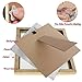 BOJIN 8x8 Picture Frames Holds 6x6 Wooden Square Photo Frame with Mat for Wall Hanging or Table Top-Green