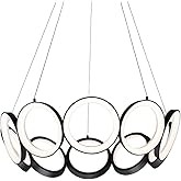 Kuzco Lighting CH94829-BK OROS Chandelier LED, Black