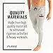 Flexz Fitness Gym Fitted Activewear Sweatpants, Bodybuilding & Lifting, Durable & Stylish, Gray, Size Large