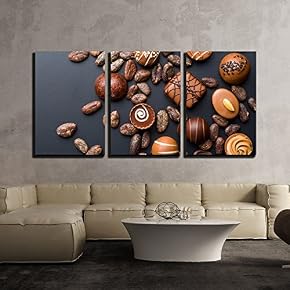 The Chocolate Pralines and Cocoa Beans x3 Panels