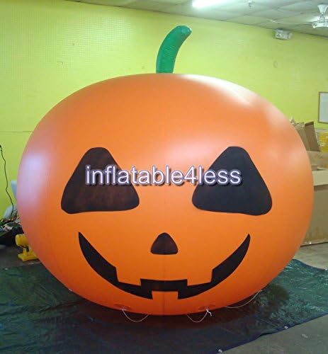 inflatable4less 8ft Ground Display or Helium Balloon Pumpkin Halloween Jack O Lantern