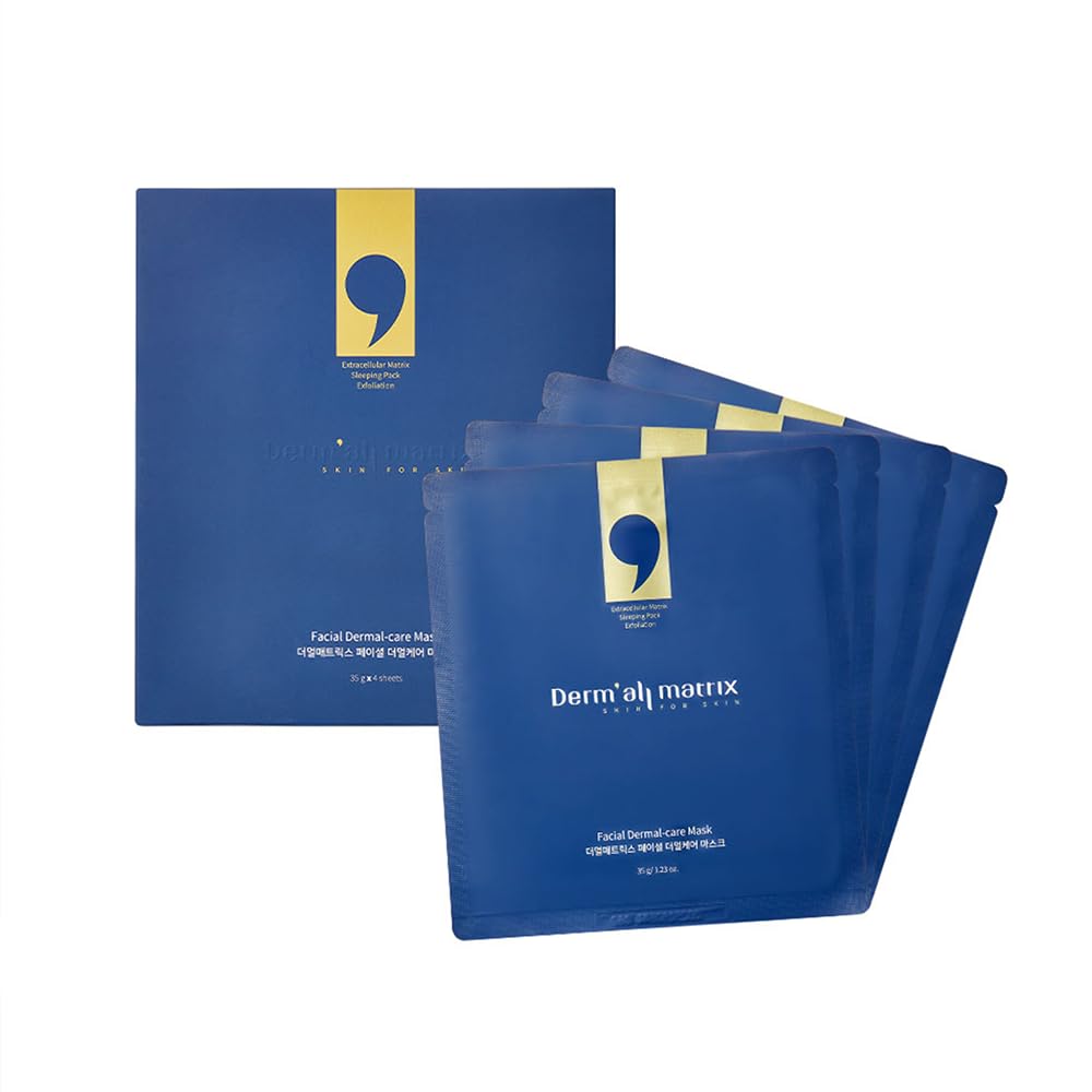 [Derm·all Matrix] Daily Facial Dermal-care 4ea (1pack) / Facial Mask Sheets