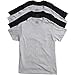 Fruit of The Loom Men's Crew T-Shirt (4 Pack) (Black & Grey, Small) primary