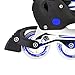 Blue Adjustable Inline Skate Size 8-11 US for Men Ladies Teens