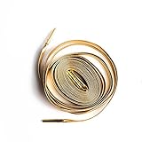 xxiii - Premium Synthetic Leather Shoelaces for Boots & Sneakers - Gold Aglet