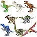 Feleph 8 Styles Jurassic Theme Dinosaur Building Blocks Miniature Toy Plastic Play Toys Small Tyrannosaurus / Pterosaurs Blocks Model Figures Best Gift for Major Bands