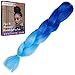 Emmet Jumbo Braids 60+ Colors Kanekalon Synthetic Box Braids African Hair Extension 100g/pcs, Hair Care Ebook Included (24