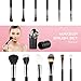 Professional Core Makeup Brush 12 Pcs Set Foundation Blending Blush Eyeliner Powder Brush Kit APL1246, Black