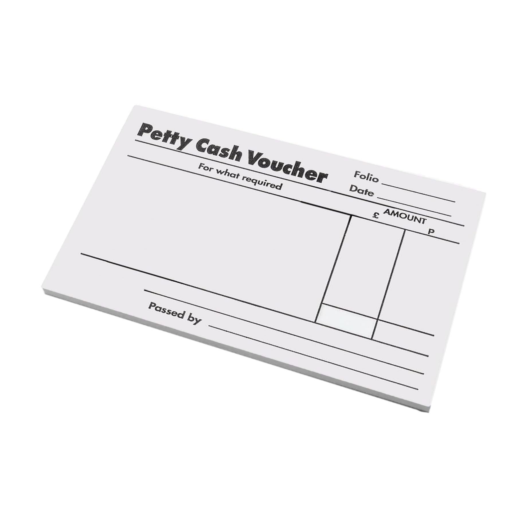 Rybond Premium Petty Cash Pad Book 160 Pages 88x138mm