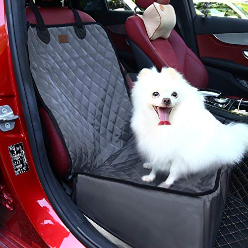 Pettom Pet Bucket Seat Cover Booster Seat 2 in 1 Deluxe Dog & Cat Front