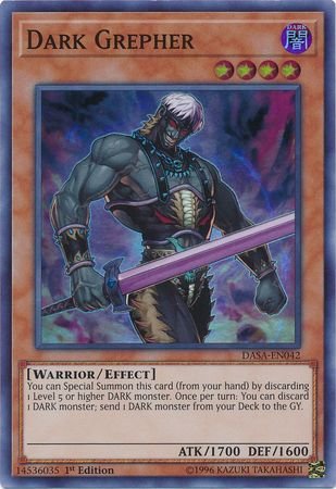 Dark Grepher - DASA-EN042 - Super Rare - 1st Edition