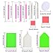 38 Pieces Diamond Painting Tools Embroidery Cross Stitch Kits Diamond Brush Set, DIY Diamond Painting Pen/Tweezers/Glue/New with A Plastic Adjustable 28 Slots Boxes of Diamond Painting Accessories