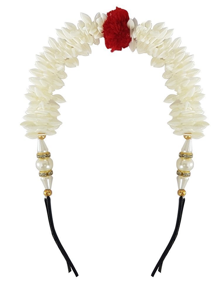 Mostlysouth Indian Dancing Wedding Bun Hair Flower Accessories