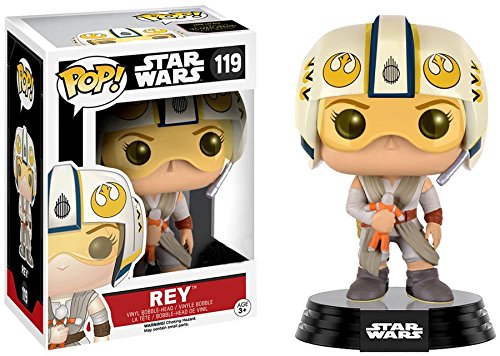 Funko Pop! Star Wars Rey #119 (With X-Wing Helmet Exclusive)
