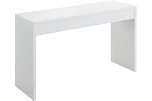 Convenience Concepts Northfield Console Table 48" - Modern Living Room Sofa Table, Contemporary Entryway Hall Table, Foyer Display Table, White