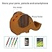 APSOONSELL Wood Elephant Cell Phone Stand Holder for Desk & Cute Gifts(5.2in)