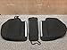 EDEALYN 1 Pack Scalable (124-140cm) Back Seat Cover Car Seat Cover Seat Protector Rear Seat Bottom Cover Fits 90% of car - for Seat Bottom Only (Black - Rear seat)