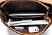 Pu Faux Leather Briefcase Vintage Leather Shoulder Messenger Bag Laptop