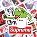 MooFun 50Pcs Waterproof Vinyl Stickers for Laptops Scooter Bicycle Supreme Car Decals Party Supplies Decor