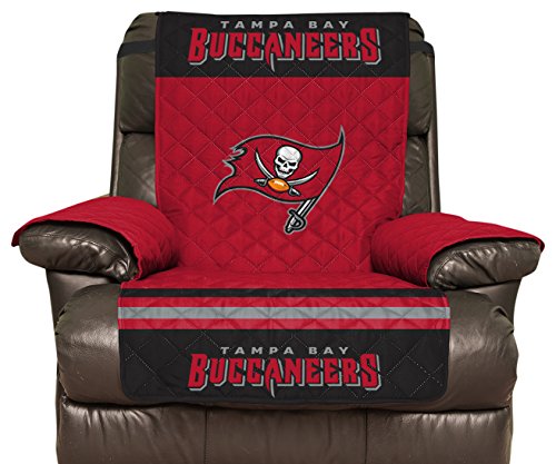 Pegasus Sports NFL Tampa Bay Buccaneers Furniture Protector with Elastic Straps…